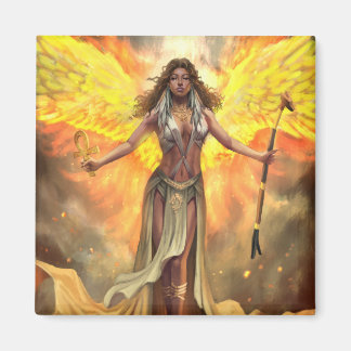 Feuer Phoenix Ma'at Magnet