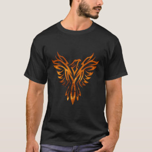 Feuer Phoenix Mythischer Vogel steigt Geboren wied T-Shirt