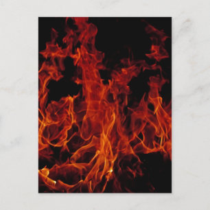 Feuer Postkarte