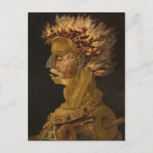 Feuer Postkarte