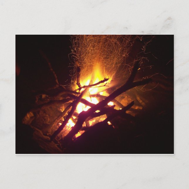 Feuer Postkarte (Vorderseite)