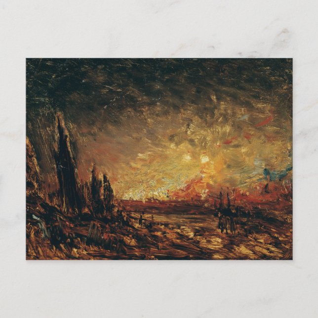 Feuer Postkarte (Vorderseite)