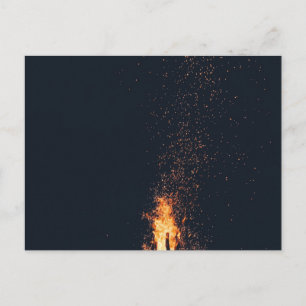 Feuer Postkarte