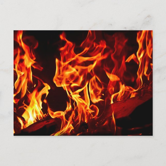 Feuer Postkarte (Vorderseite)