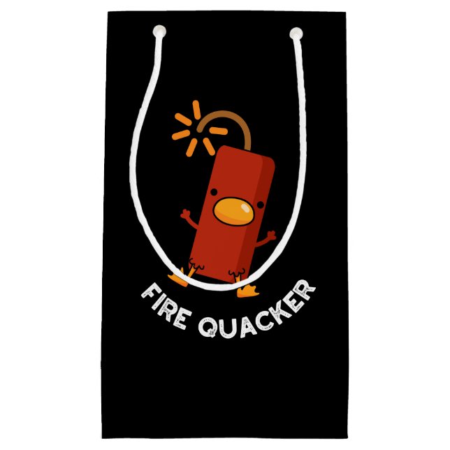 Feuer Quacker Funny Fireworks Puff Dark BG Kleine Geschenktüte (Vorderseite)