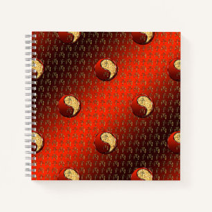 Feuer-Ratte Notizbuch