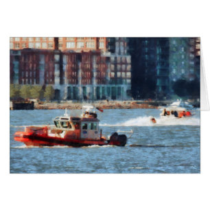 Feuer-Rettungsboot der Hudson