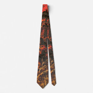 Feuer! Rot und Gelb Krawatte