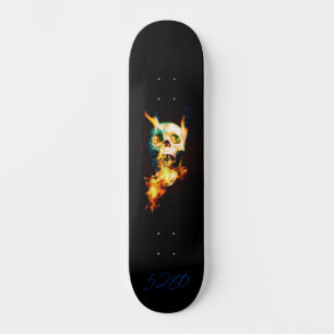 Feuer-Schädel-Skateboard-Deck Skateboard