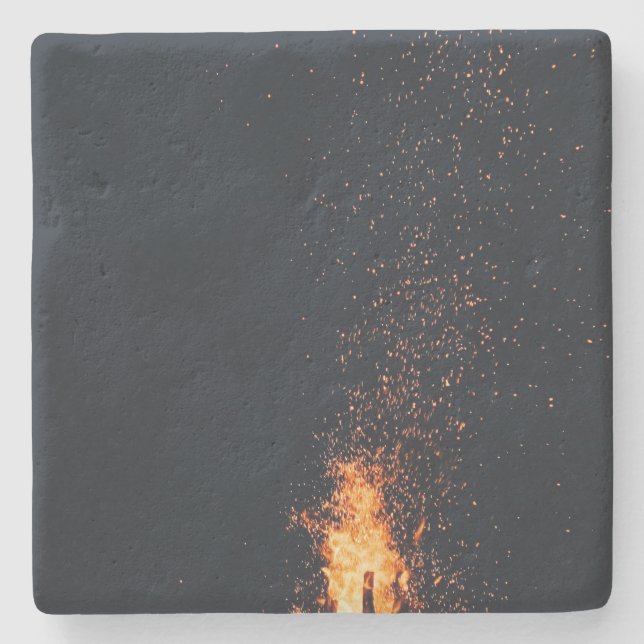 Feuer Steinuntersetzer (Vorderseite)