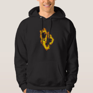 Feuer Stethoscope Flamme Ärztepflegerin Hoodie