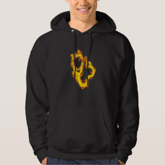 Feuer Stethoscope Flamme Ärztepflegerin Hoodie