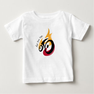 Feuer tanken. Radmotivation Baby T-shirt