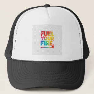 Feuer tanken, T - Shirt gestalten Truckerkappe