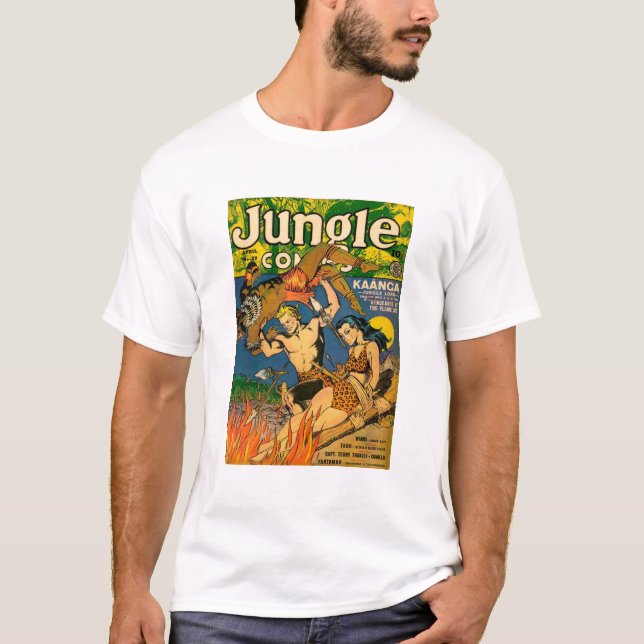 Feuer - Tarzan - Jungle Boy - Sumpf - Töten T-Shirt (Vorderseite)
