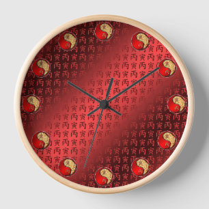 Feuer-Tiger Uhr