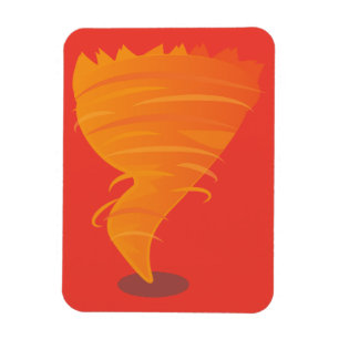 Feuer-Tornado Magnet