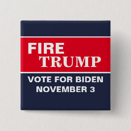 Feuer Trump Wählerbiden 2020 Wahlkampf Button
