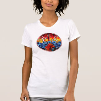 FEUER-U. EIS-EHEFRAU-SCHLÄGER T-Shirt