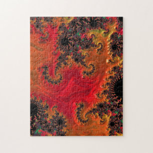 Feuer- und Beauty-Puzzle