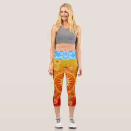 Feuer und Eis Capri Leggings