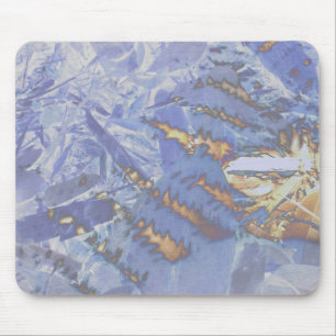 Feuer und Eis, digital abstrakt Mousepad