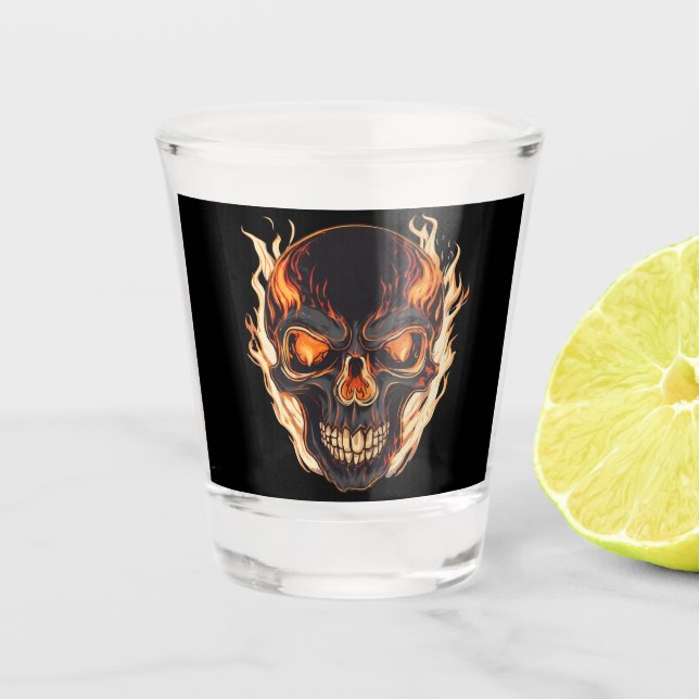 Feuer und Eis  Schnapsglas (Vorderseite)