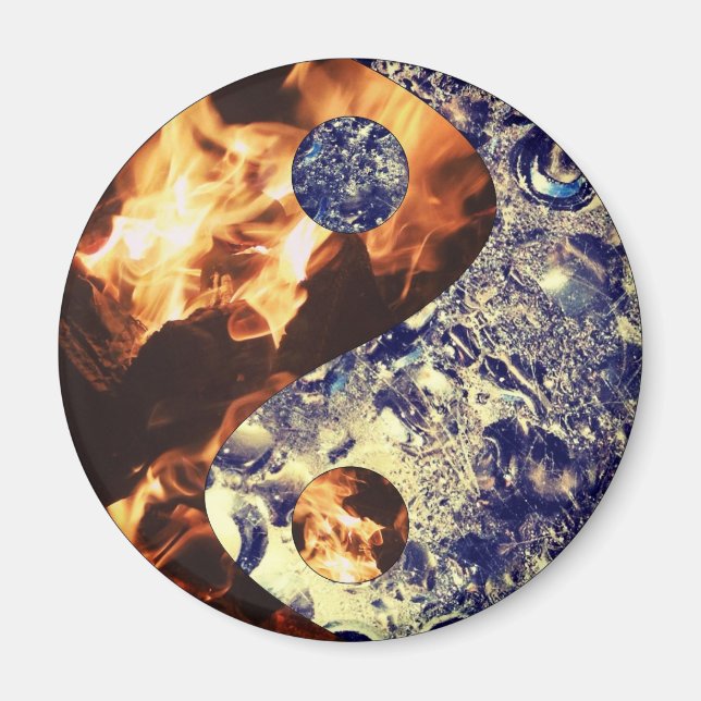 Feuer und Eis Yang Magnet (Vorne)
