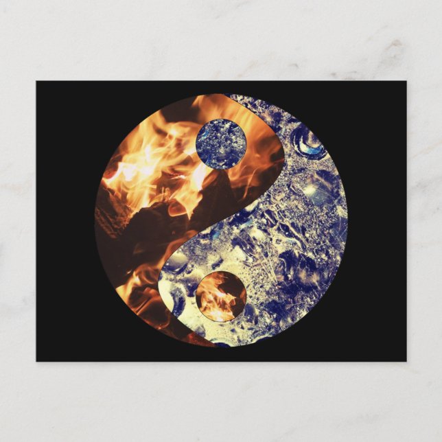 Feuer und Eis Yang Postkarte (Vorderseite)