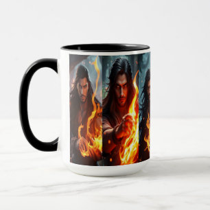 Feuer- und Eisbeherrscher Romantasy Tasse