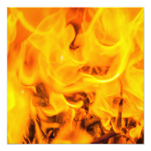 Feuer und Flammen Fotodruck