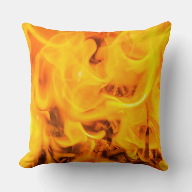 Feuer und Flammen Kissen (Vorderseite)