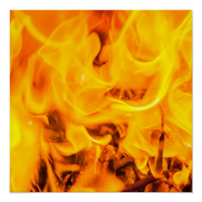 Feuer und Flammen Poster (Vorderseite)