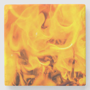 Feuer und Flammen Steinuntersetzer