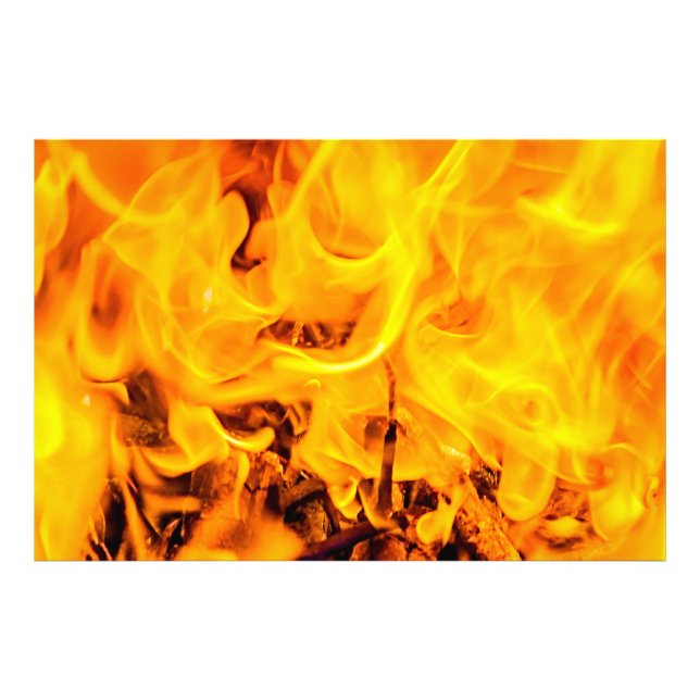 Feuer- und Flammenmuster Fotodruck (Vorne)