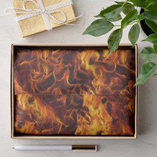 Feuer- und Flammenmuster Seidenpapier