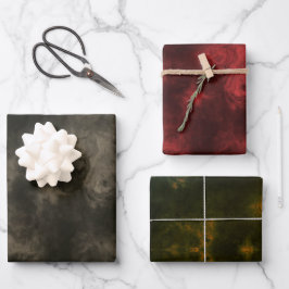 Feuer und Rauch Geschenkpapier Set