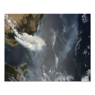 Feuer und Rauch in Südostaustralien Fotodruck