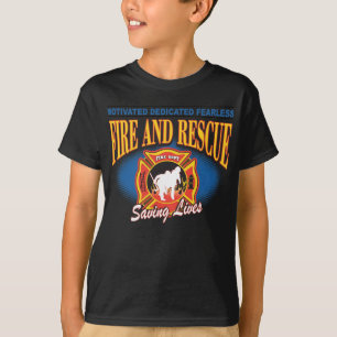 Feuer und Rettung, welche die Leben retten T-Shirt
