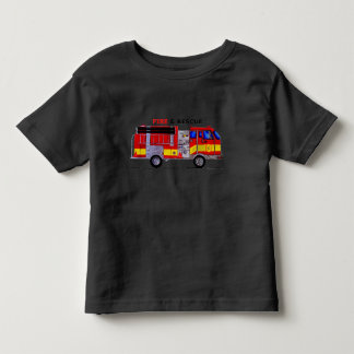 Feuer-und Rettungs-Kleinkind-Shirt Kleinkind T-shirt