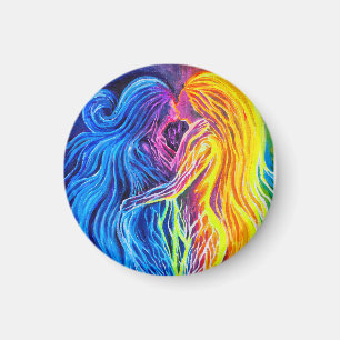 Feuer und Wasser Magnet