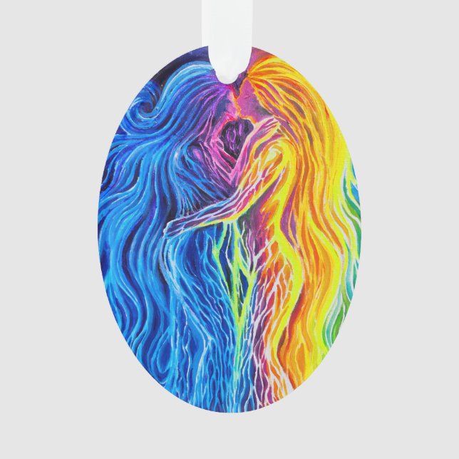 Feuer und Wasser Ornament (Vorderseite)