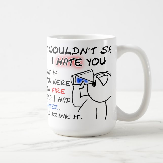 Feuer- und Wasserbombe Kaffeetasse (Rechts)