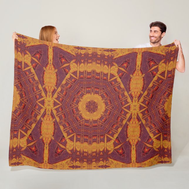 Feuer von Itzpapalotl 131 Fleecedecke (Beispiel)