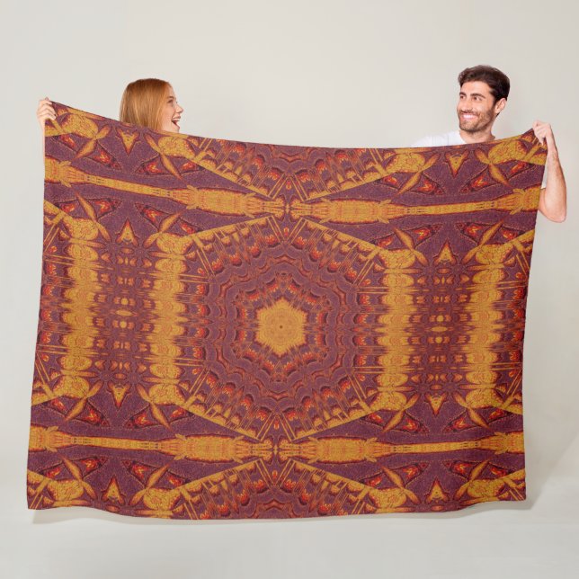 Feuer von Itzpapalotl 133 Fleecedecke (Beispiel)