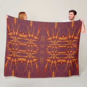 Feuer von Itzpapalotl 57 Fleecedecke