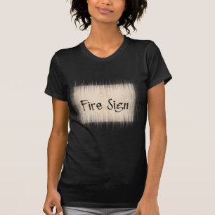 Feuer-Zeichen T-Shirt