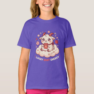 Feuer Ziege 2027 Kinder T-Shirt Lunar Neujahr