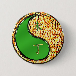 Feuer Ziege Button
