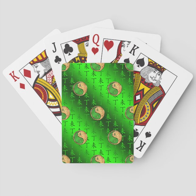 Feuer Ziege Spielkarten (Rückseite)
